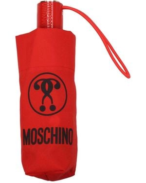Moschino Red Polyester Umbrellas