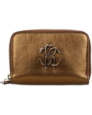 Roberto Cavalli Leather Wallet - Brown
