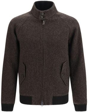 Baracuta Brown Viscose Full - Black