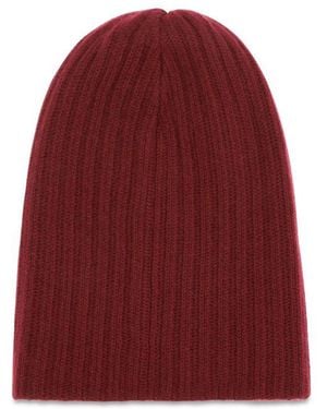 BAZISZT Bordeaux Cashmere Beanie - Red