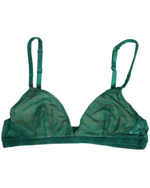 Dolce & Gabbana Nylon Stretch Soft Cup Brassiere Underwear Elastane Clothing - Green