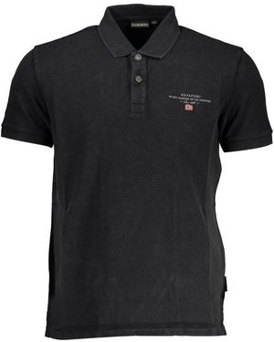 Napapijri Cotton Polo Shirt - Black