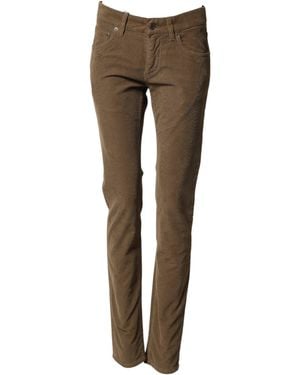Dolce & Gabbana Cotton Stretch Skinny Denim Jeans Elastane Clothing - Grey