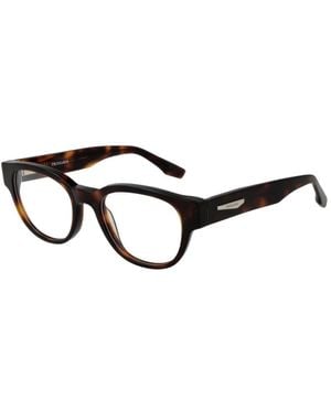 Trussardi Brown Acetate Glasses (frames) - Black