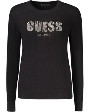 Guess Black Viscose Sweater
