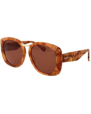 Max Mara Acetate Sunglasses - Brown