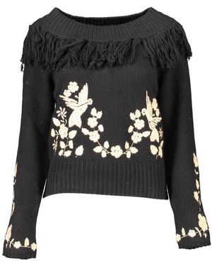 Blugirl Blumarine Black Viscose Jumper
