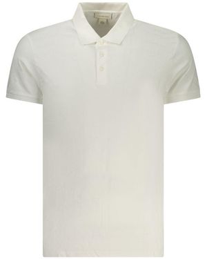 Calvin Klein Cotton Polo Shirt - White