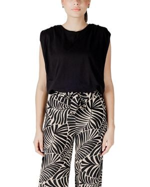 Jacqueline De Yong Cotton Top - Black