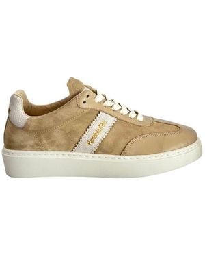 Pantofola D Oro Beige Suede Men Sneaker - Natural