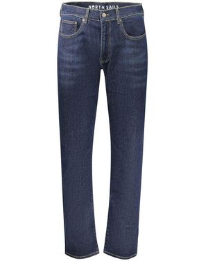North Sails Blu Cotton Men Jeans - Blue