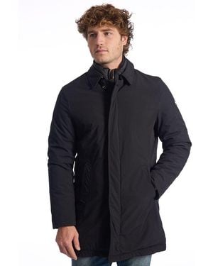 Baldinini Black Polyester Jacket - Blue