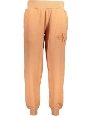 Calvin Klein Arancione Cotton 's Jogger - Multicolour