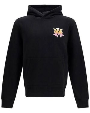 Amiri Black Cotton Sweatshirt - Blue