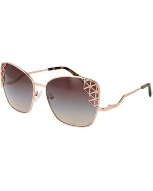 MARCIANO BY GUESS Rose Gold Sunglasses - Brown