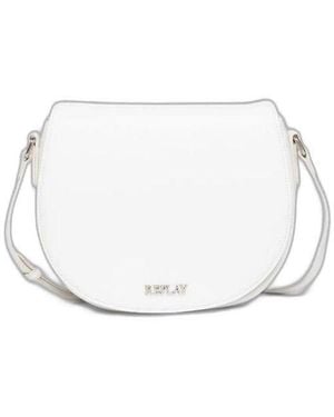 Replay White Polyethylene Handbag