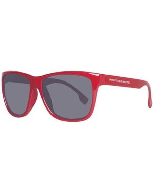 Benetton Bicolor Injected Sunglasses - Red