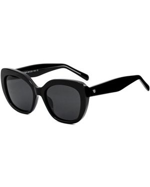 Bobroff Black Acetate Sunglasses