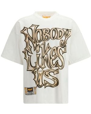 PDF CHANNEL Beige Cotton T - White