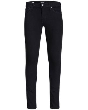 Jack & Jones Black Cotton Skinny Jeans - Blue