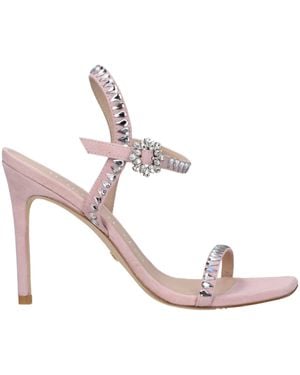 Stuart Weitzman Pink Leather Sandal