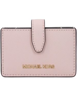 Michael Kors Pink Leather Cardholder