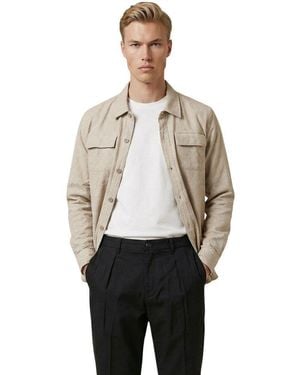 Gianni Lupo Beige Viscose Shirt - Grey