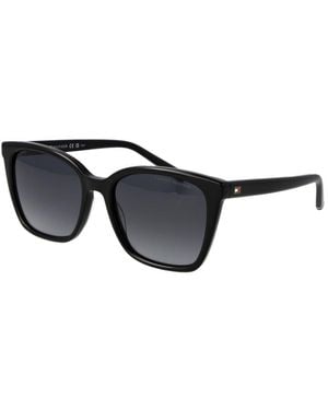 Tommy Hilfiger Square Frame Gradient Sunglasses - Black