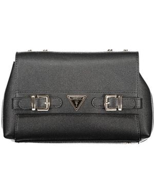 Guess Black Polyurethane Handbag