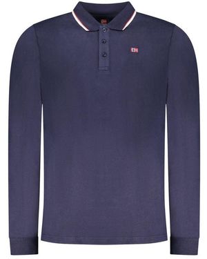 Norway 1963 Blu Cotton Mens Polo Shirt - Blue