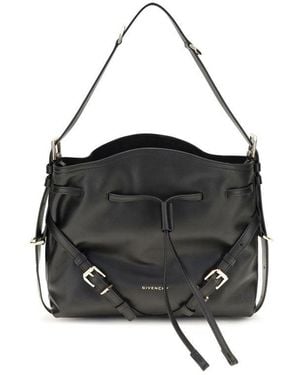 Givenchy Black Calf Leather Bos Taurus Backet Bag