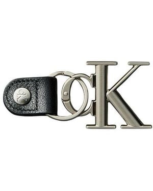 Calvin Klein Brown Zinc Cardholder - Black