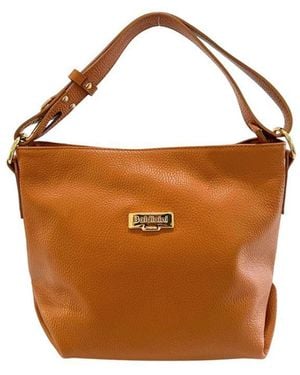 Baldinini Brown Leather Shoulder Bag