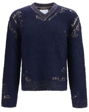 Maison Margiela Cotton Sweatshirt - Blue