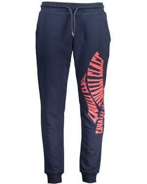 Roberto Cavalli Blue Cotton Men's Joggers