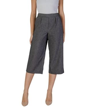 Vero Moda Black And White Polyester Jeans & Pant - Gray