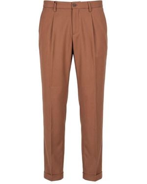 Baldinini Brown Viscose Men Trousers