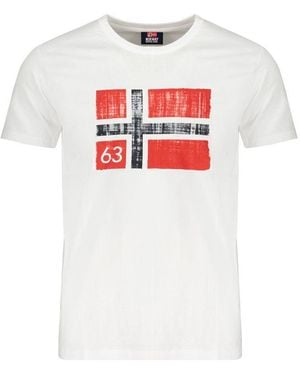 Norway 1963 Cotton T-Shirt - White