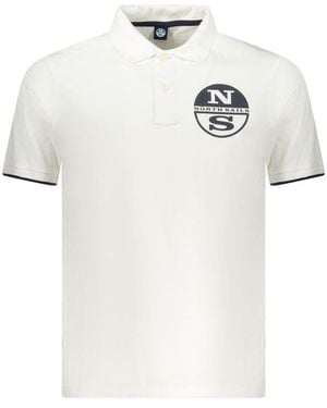 North Sails Bianco Cotton Men Polo - White