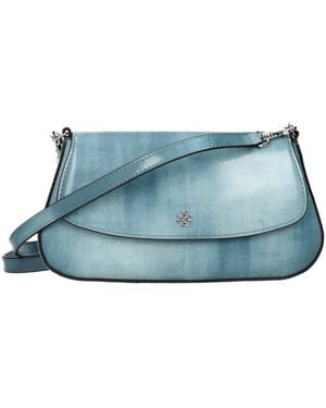 Tory Burch Blue Leather Crossbody Bag