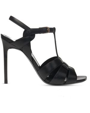 Saint Laurent Tribute Sandals - Black