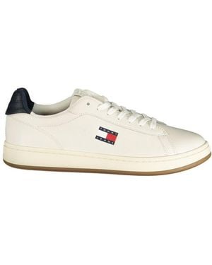 Tommy Hilfiger Bianco Polyurethane Uomo Trainer - White