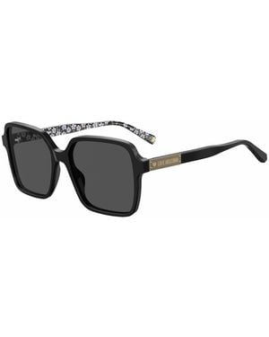 Love Moschino Black Acetate Sunglasses