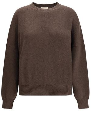 KHAITE Brown Cashmere Cashmere Jumper