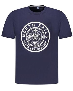 North Sails Cotton T-Shirt - Blue