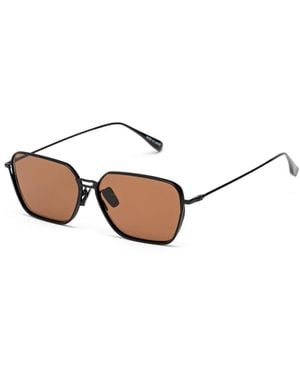 Belstaff Black Stainless Steel Sunglasses - Brown