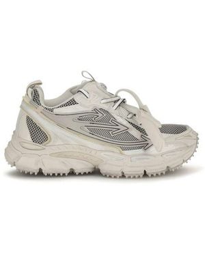 Off-White c/o Virgil Abloh Beige Acetate Athletic Sneakers - Eu36/us6 - White