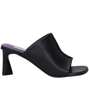 Stella McCartney Black Leather Sandal