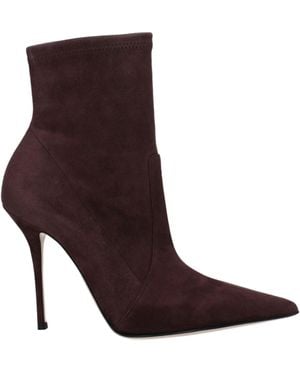 Casadei Brown Leather Ankle