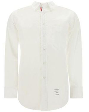 Thom Browne White Cotton Shirt
